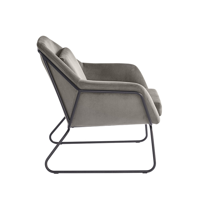 Sunpan Watts Antonio Charcoal Lounge Chair 