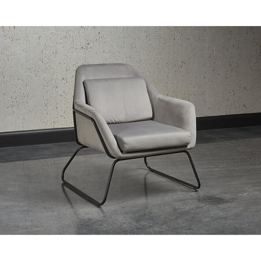 Sunpan Watts Antonio Charcoal Lounge Chair 