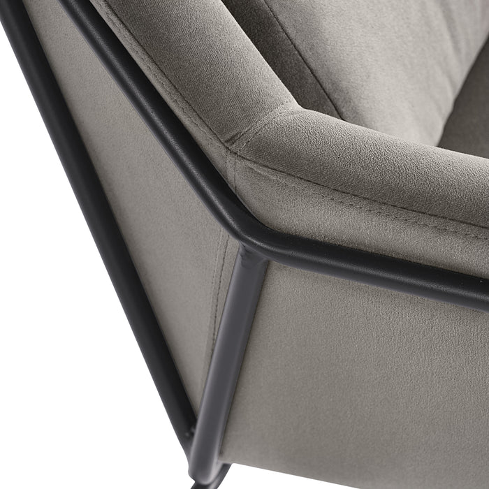 Sunpan Watts Antonio Charcoal Lounge Chair 