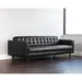 Sunpan Donnie Faux Leather Sofa