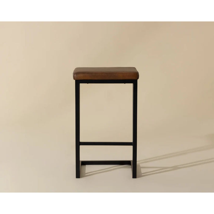 Sunpan Boone Black Counter Stool (set of 2)