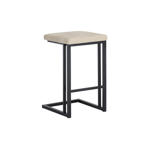 Sunpan Boone Black Counter Stool (set of 2)