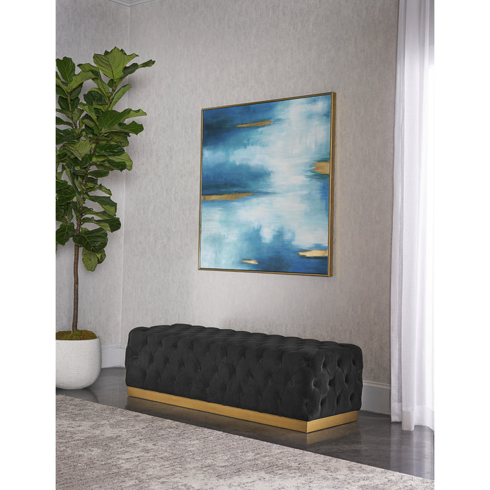 Sunpan Babette Tufted Polyester Fabric Bench