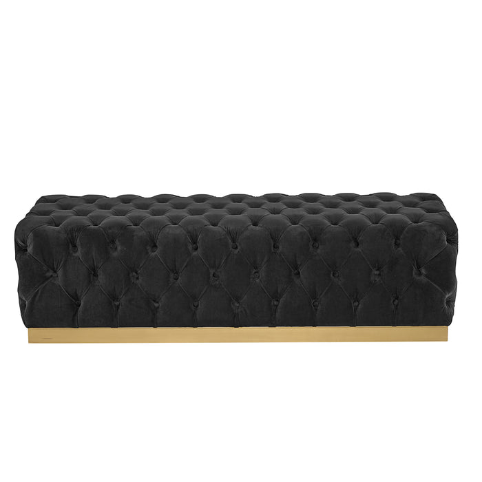 Sunpan Babette Tufted Polyester Fabric Bench