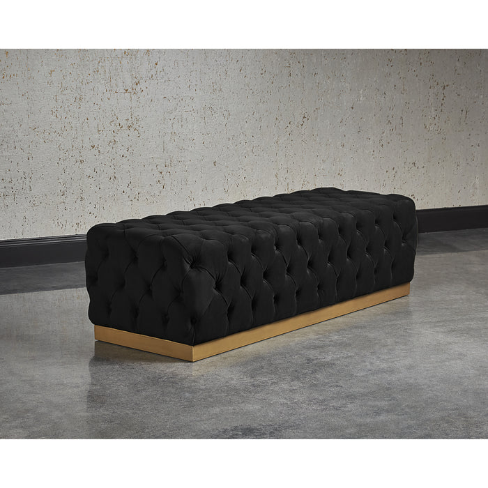 Sunpan Babette Tufted Polyester Fabric Bench