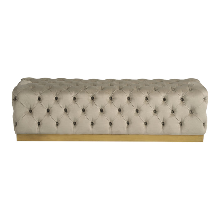 Sunpan Babette Tufted Polyester Fabric Bench