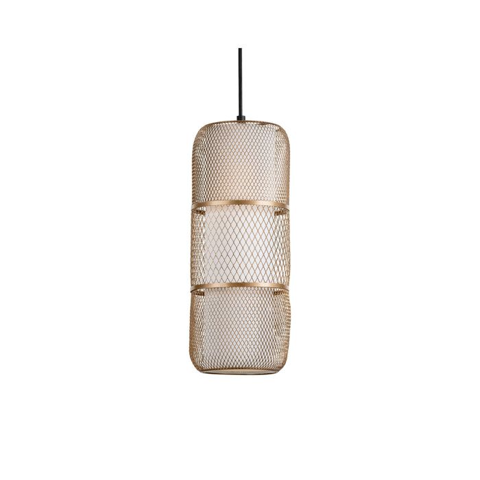 Sunpan Bilbao Industrial Gold Iron Pendant Light