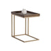 Sunpan Arden Oak Wood Top C- Shaped Side Table