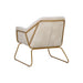 Sunpan Watts Bravo Cream Modern Lounge Chair