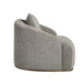 Sunpan Astrid Grey Velvet Fabric Modern Armchair 