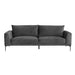 Sunpan Virgo Black Sofa 