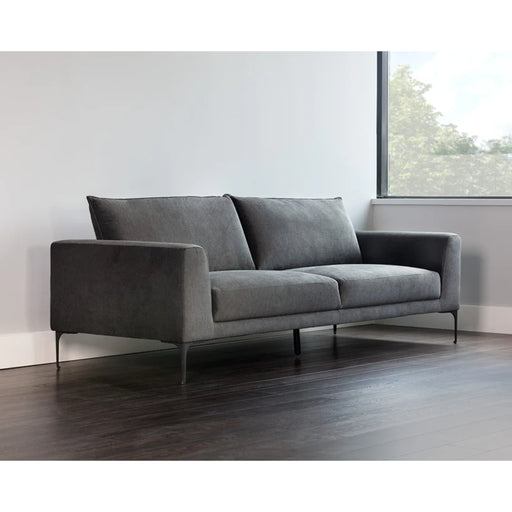 Sunpan Virgo Black Sofa 