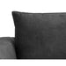 Sunpan Virgo Black Sofa 