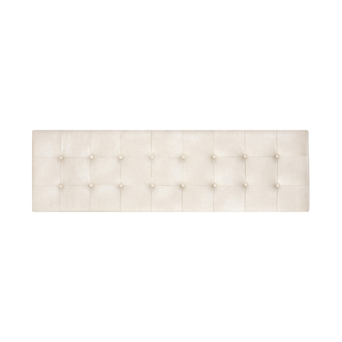 Sunpan Kenji Faux Leather Tufted Bench