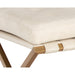 Sunpan Kenji Faux Leather Tufted Bench