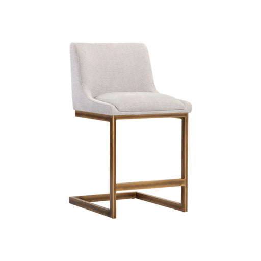 Sunpan Holly White Counter Stool