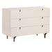 Sunpan Celine White Acacia Wood Dresser 