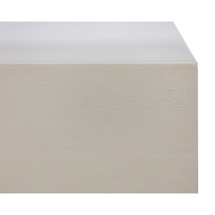 Sunpan Celine White Acacia Wood Dresser 