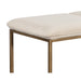 Sunpan Alley Burnished Brass Base Bench