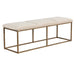 Sunpan Alley Burnished Brass Base Bench