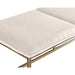 Sunpan Alley Burnished Brass Base Bench