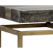 Sunpan Toreno Handcrafted Gold Iron Base Console Table 