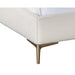 Sunpan Cairo King Bed Frame Antonio Porcelain Upholstered 