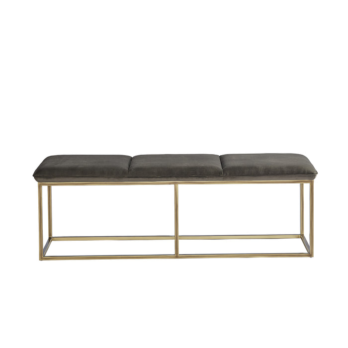 Sunpan Alley Burnished Brass Base Bench