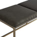 Sunpan Alley Burnished Brass Base Bench