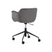 Sunpan Owen Black Faux Leather Swivel Office Chair 