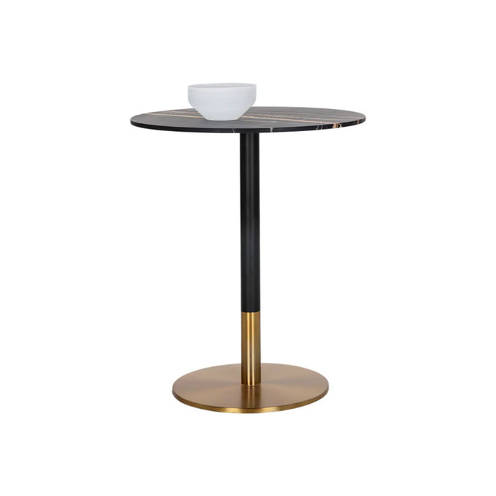 Sunpan Ikon Massie Black Marble Bar Table 