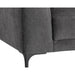 Sunpan Virgo  Polo Club Kohl Grey Modern Armchair