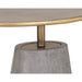 Sunpan Kadin Oval Galvanized Steel Top Side Table