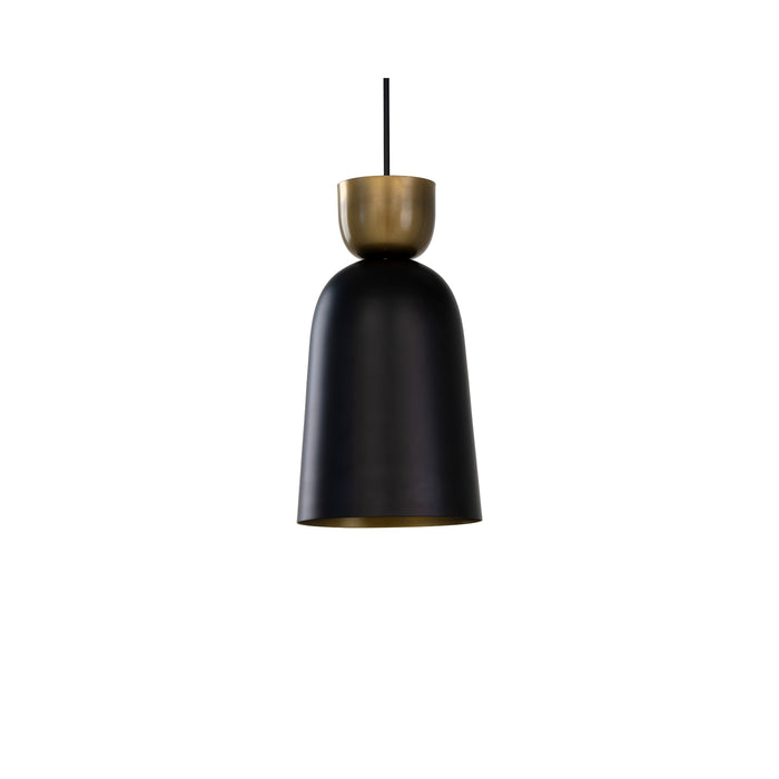 Sunpan Danica Industrial Black Iron Pendant Light