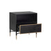 Sunpan Markwood Black Solid Mango Wood Nightstand