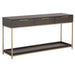 Sunpan Rebel Solid Oak Wood Top Drawers Console Table