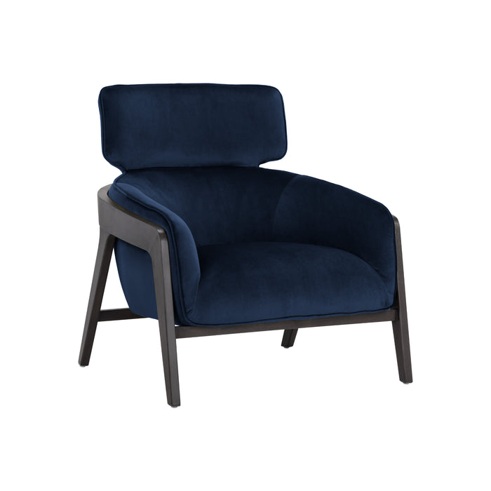 Sunpan Maximus Polyester Fabric Modern Lounge Chair