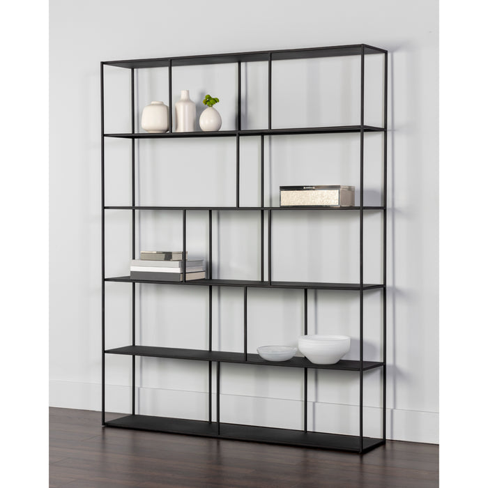 Sunpan Eiffel High Iron Shelves Bookcase