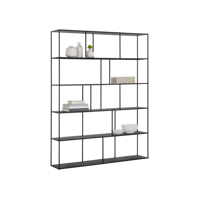 Sunpan Eiffel High Iron Shelves Bookcase