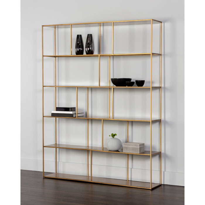 Sunpan Eiffel High Iron Shelves Bookcase