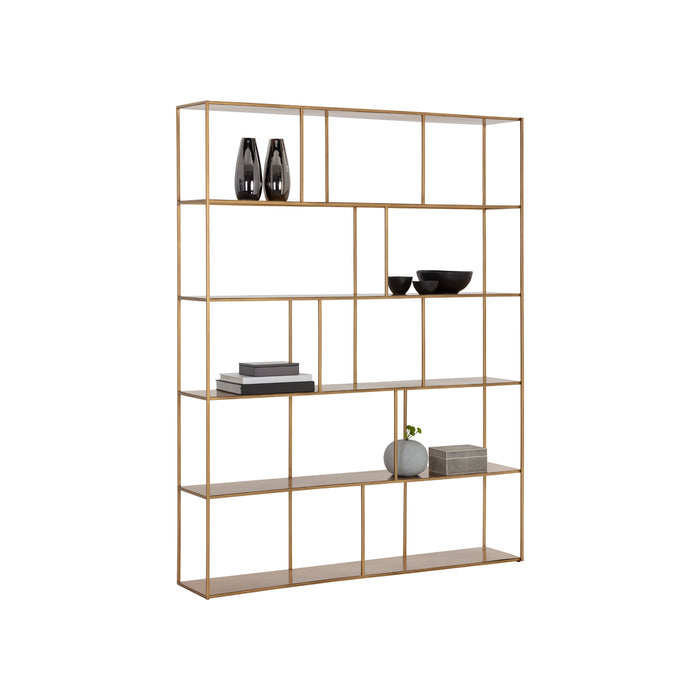 Sunpan Eiffel High Iron Shelves Bookcase