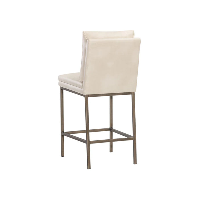 Sunpan Paige White Counter Stool