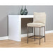 Sunpan Paige White Counter Stool