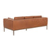 Sunpan Burr Leather Sofa
