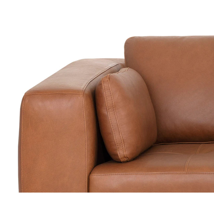 Sunpan Burr Leather Sofa