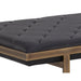 Sunpan Kayla Vintage Cognac Faux Leather Bench