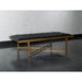 Sunpan Kayla Vintage Cognac Faux Leather Bench