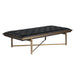 Sunpan Kayla Vintage Cognac Faux Leather Bench