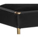 Sunpan Bellevue Antique Brass Gold Steel Base Bench