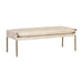 Sunpan Bellevue Antique Brass Gold Steel Base Bench